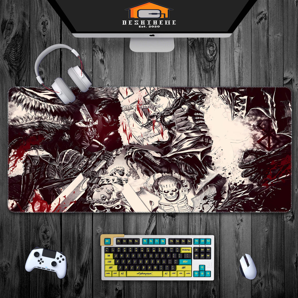 Berserk Guts Vs. Griffith Mouse Pad