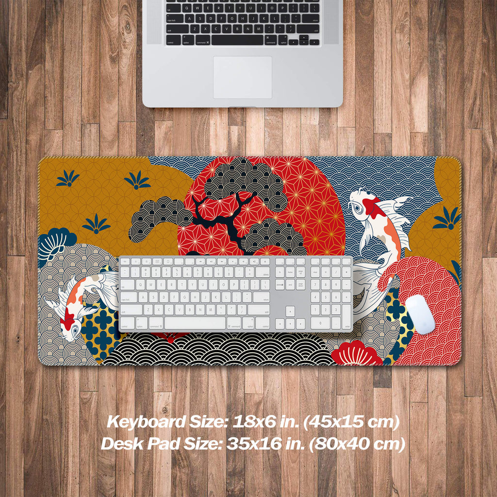 Japanese Ukiyo-e Crane Mouse Pad(3 Patterns)