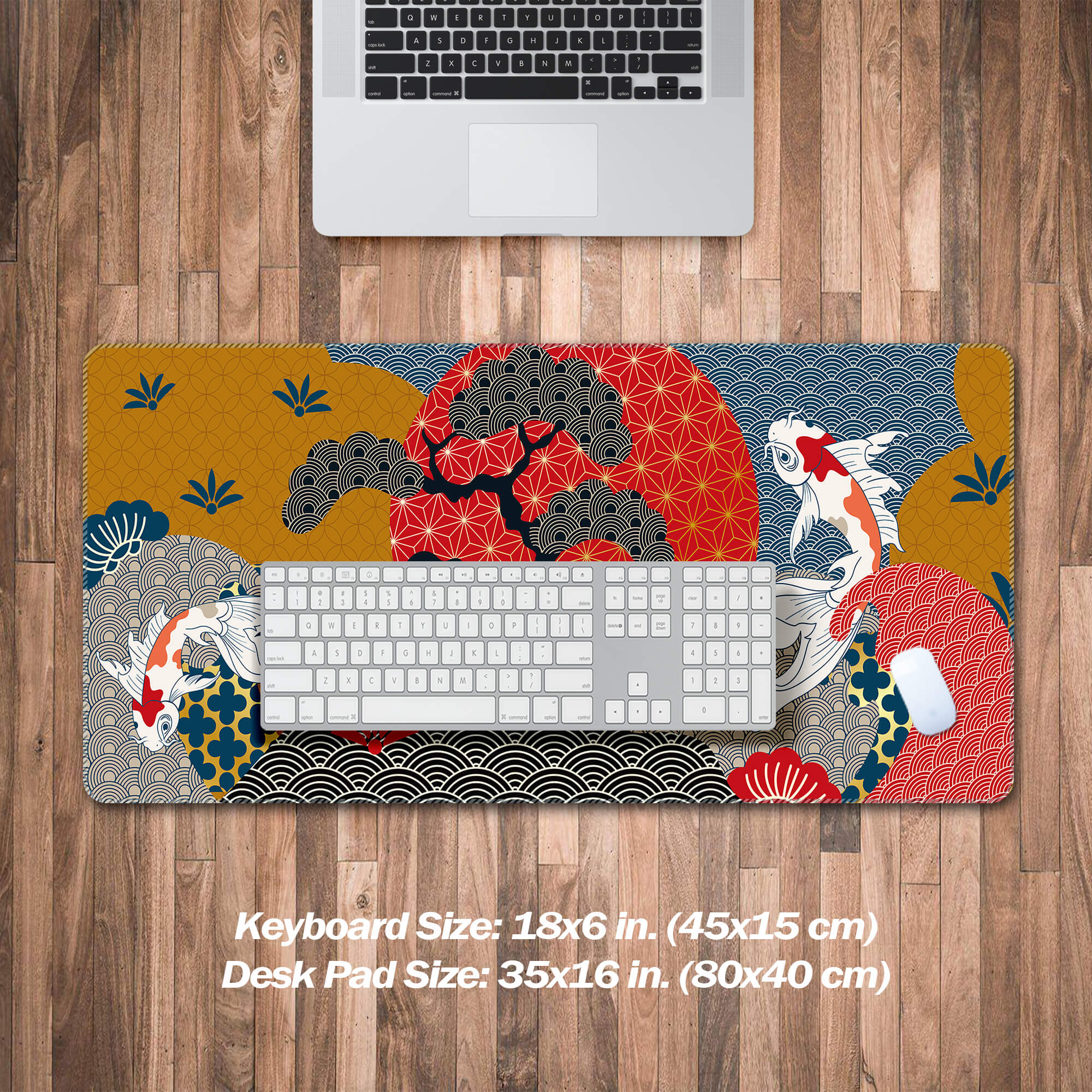 Japanese Ukiyo-e Crane Mouse Pad(3 Patterns)