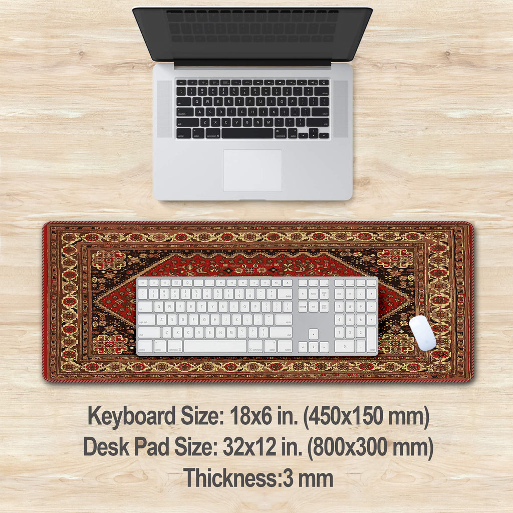 Persian Carpet Texture Desk Pad