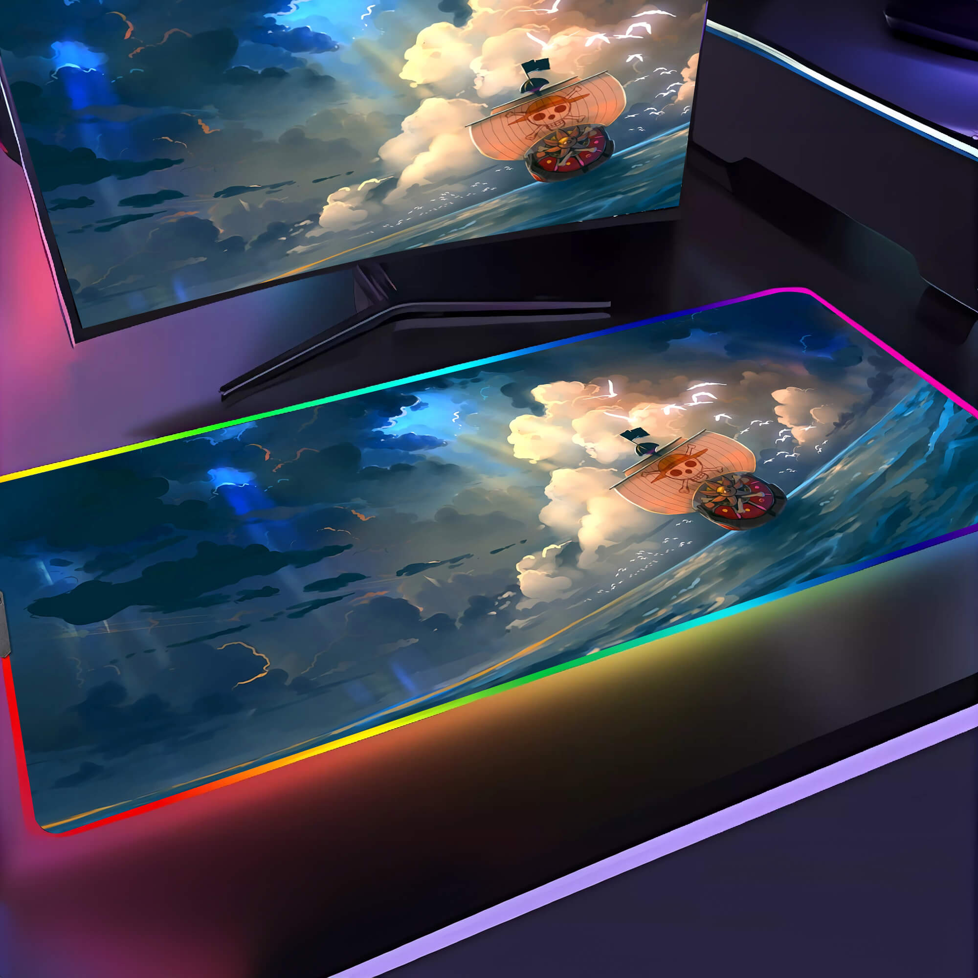 One Piece Sunny Gaming Mouse Pad Extended