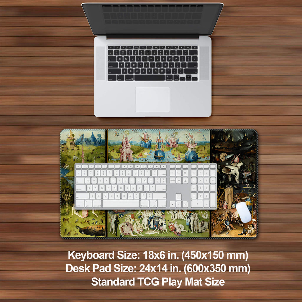 The Garden of Earthly Delights Desk Mat