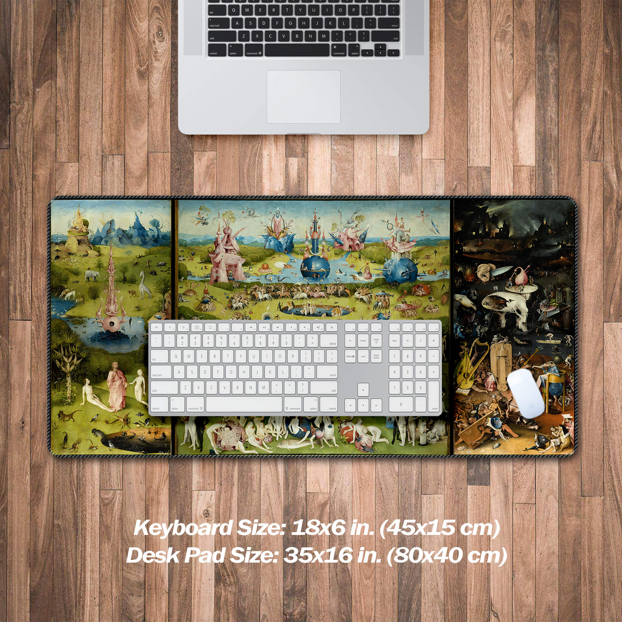 The Garden of Earthly Delights Desk Mat