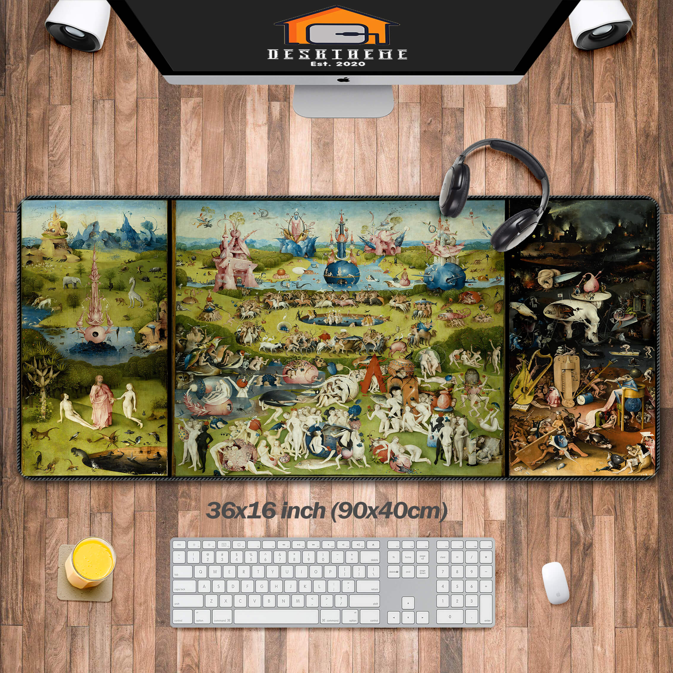 The Garden of Earthly Delights Desk Mat