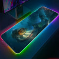 Cthulhu Submarine RGB Light Gaming Mouse Pad