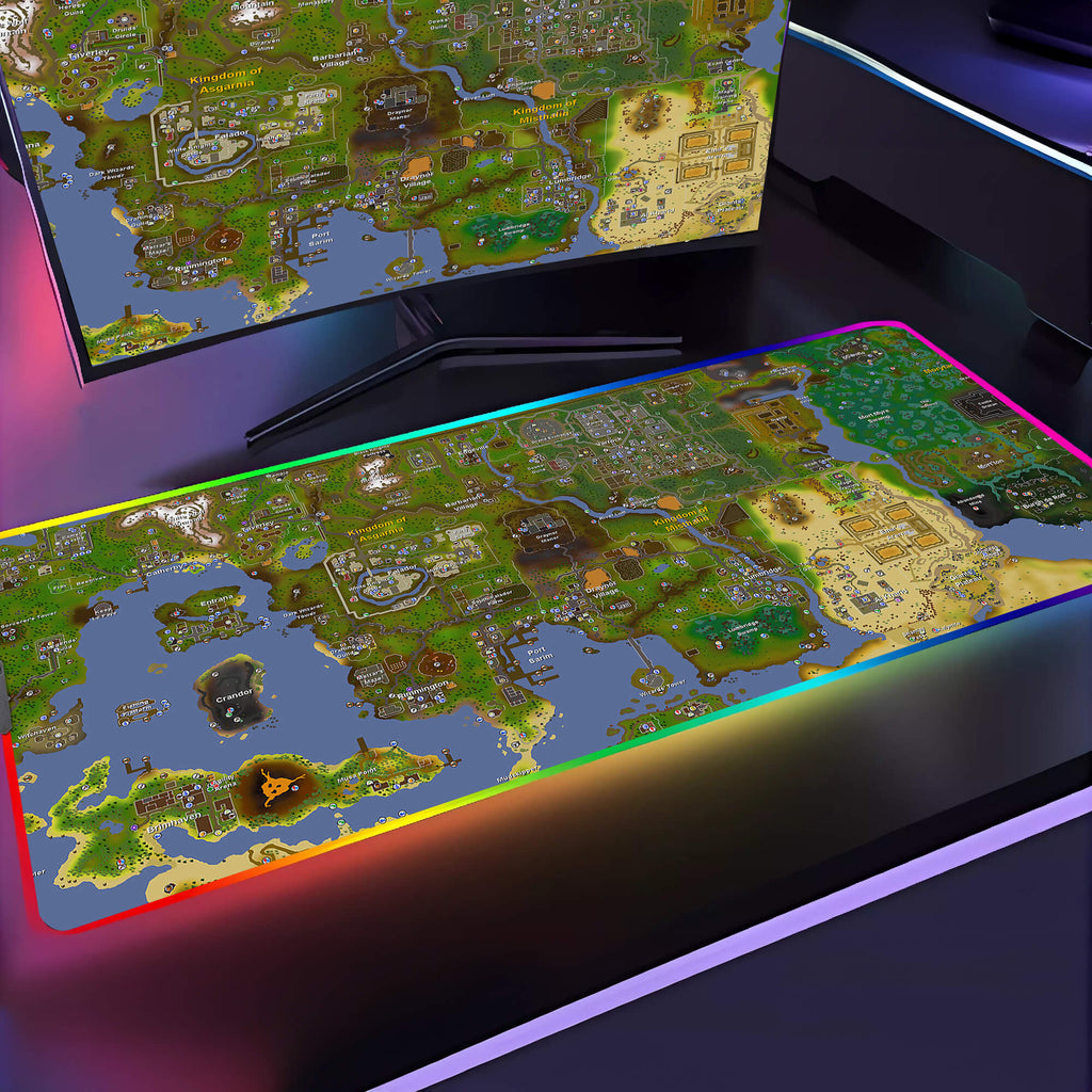 Old School RuneScape world map Mouse Pad(250141)