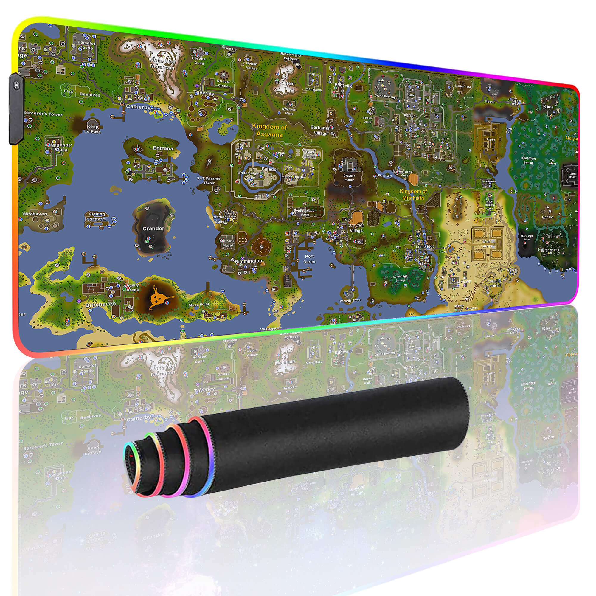Old School RuneScape world map Mouse Pad(250141)