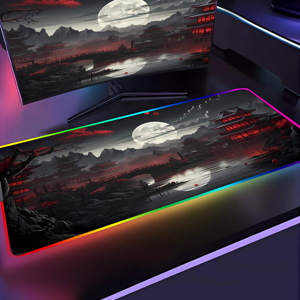 Oriental Night View Mouse Pad XXL