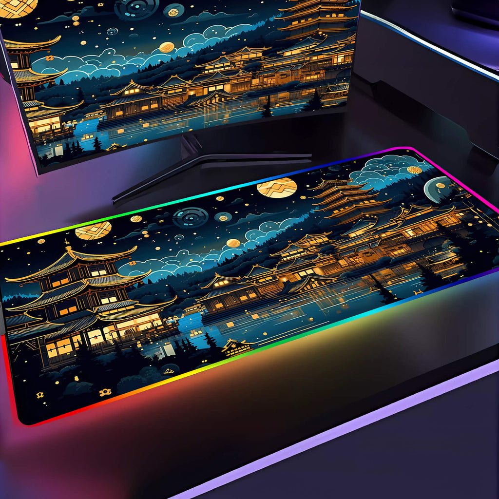 Japanese Dreamscape Desk Mat