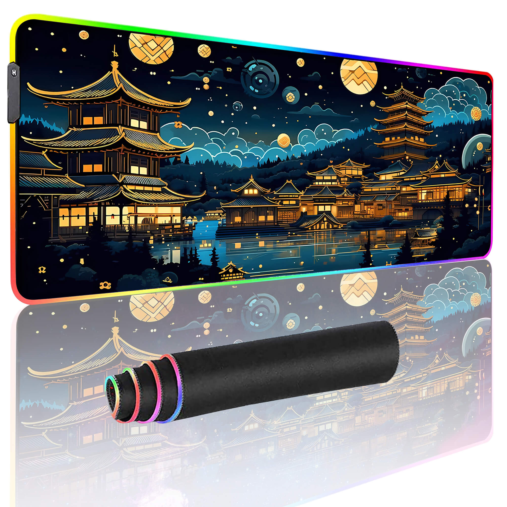 Japanese Dreamscape Desk Mat