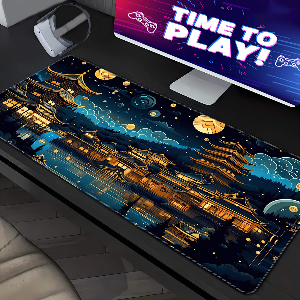 Japanese Dreamscape Desk Mat