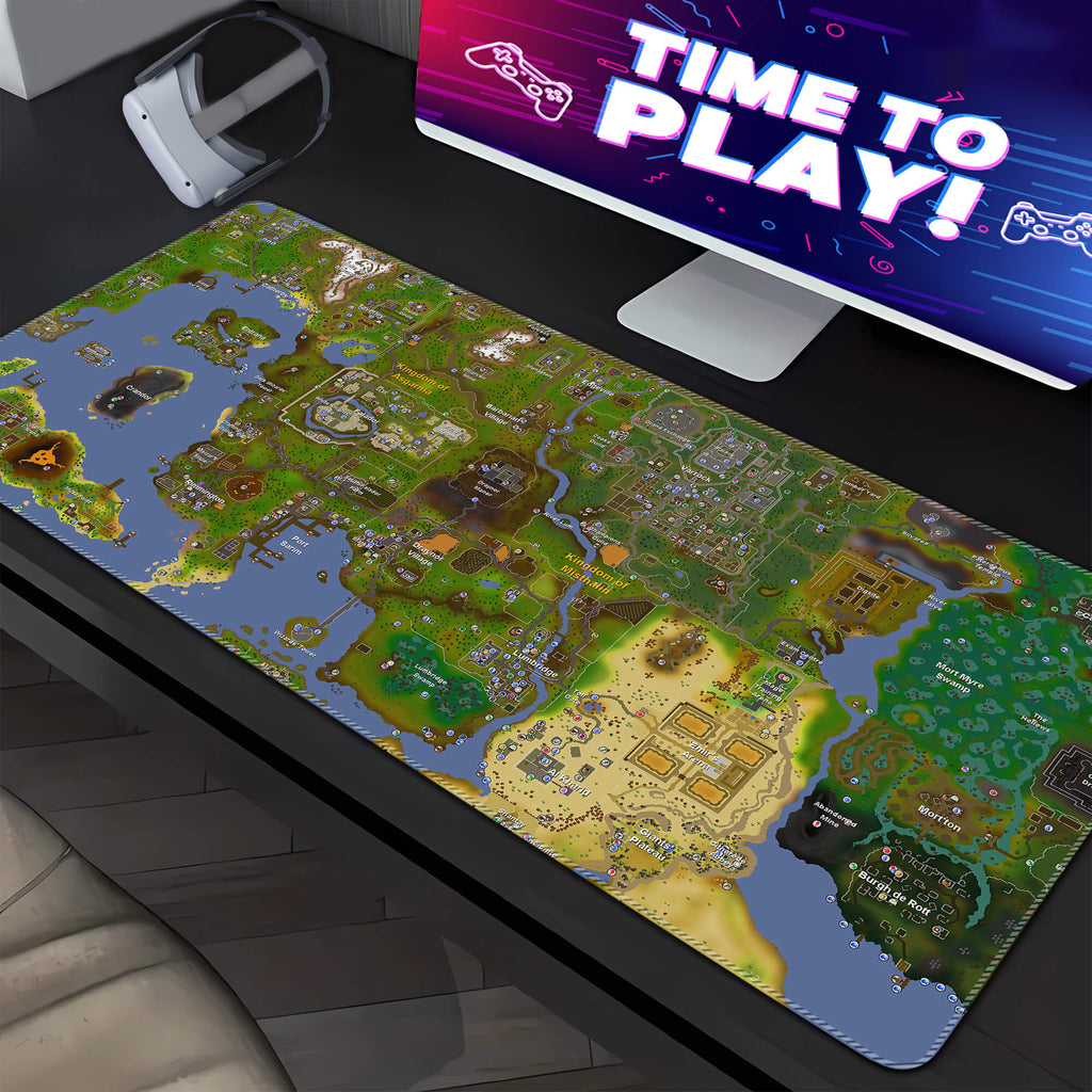 Old School RuneScape world map Mouse Pad(250141)