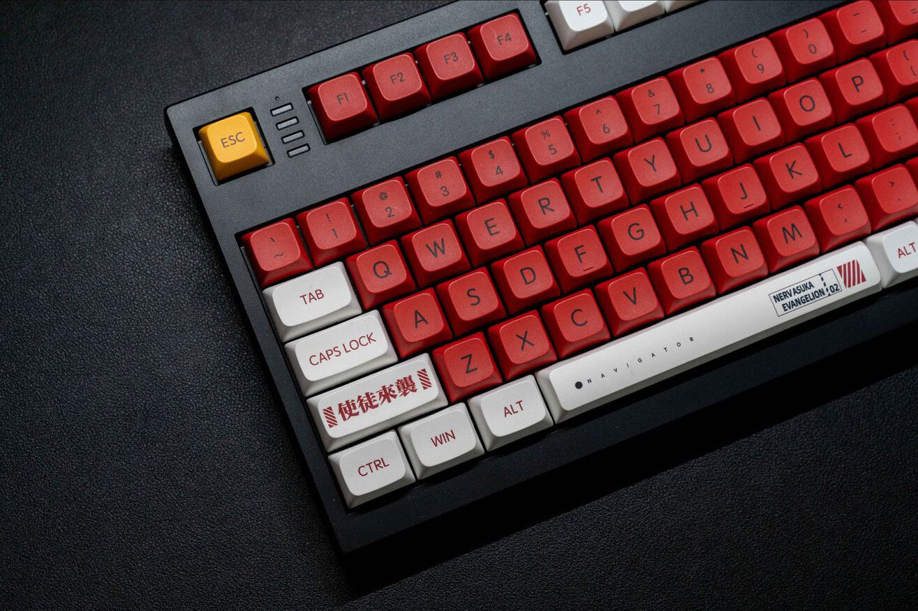 138 pcs Eva Unit-02 Keycap Set，XDA Profile
