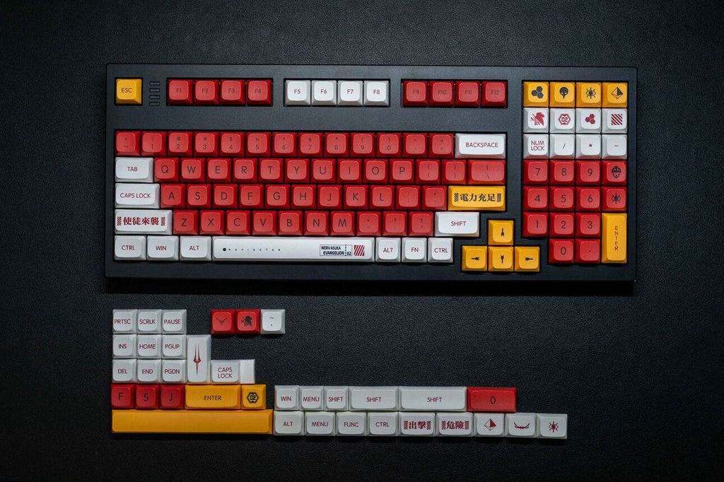 138 pcs Eva Unit-02 Keycap Set，XDA Profile