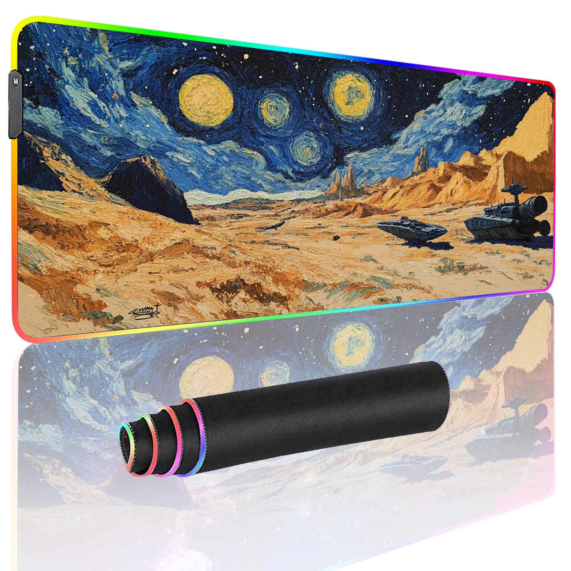 Star Wars & Star's Night Gaming Mouse Pad Extended (Copy)
