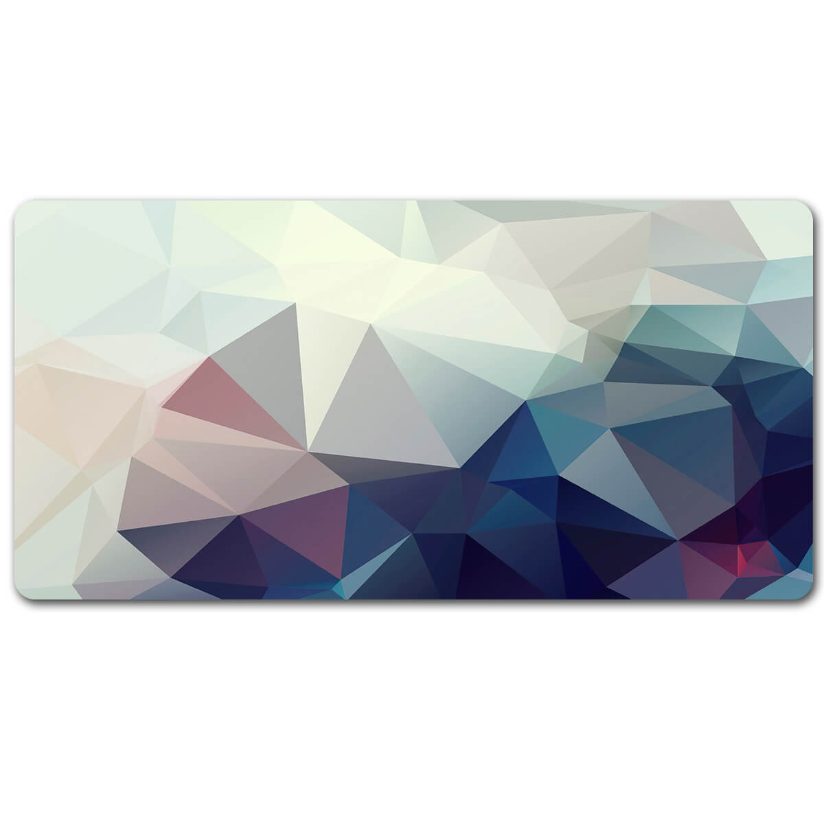 Dark blue & White  Desk Pad