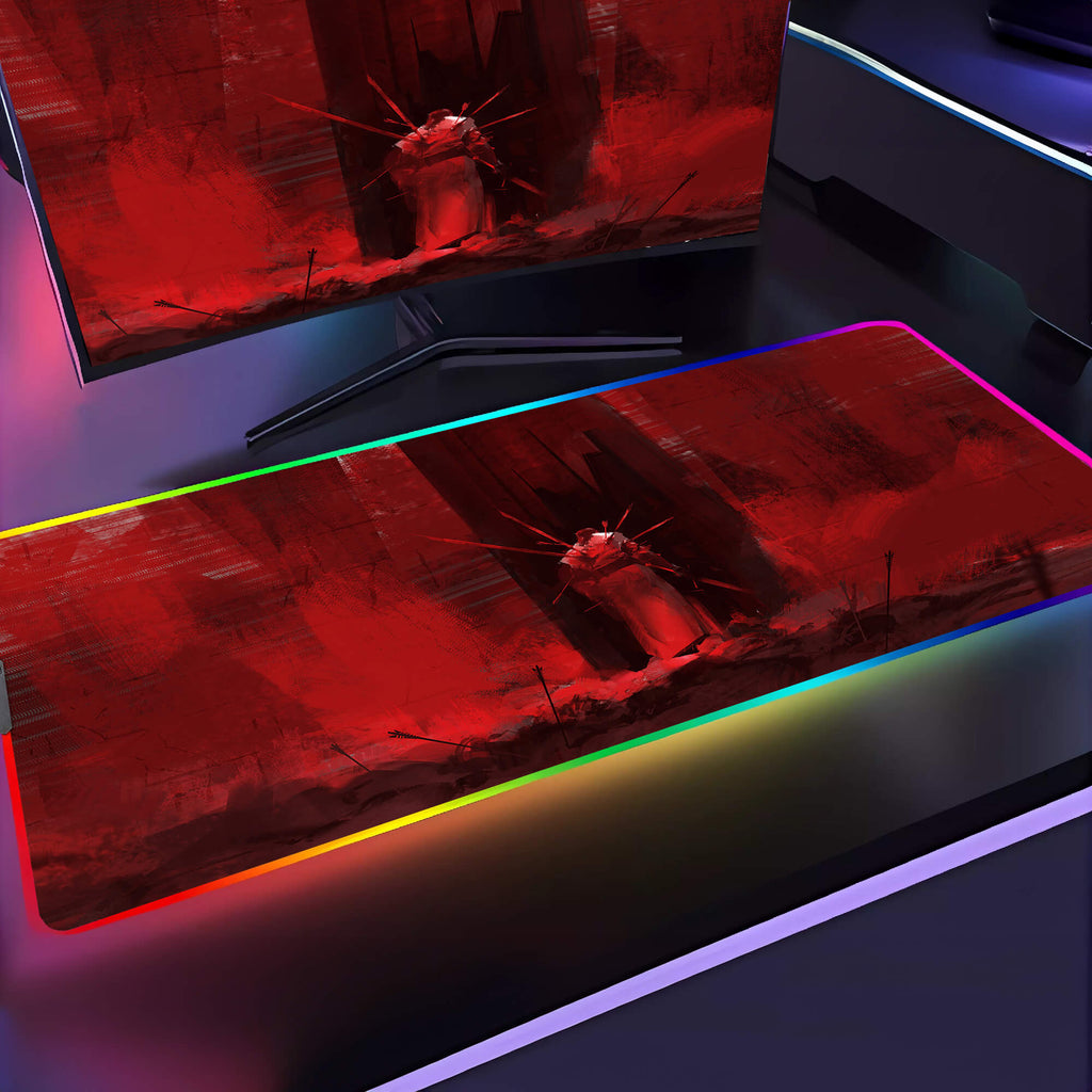 Red Samurai Gaming Mouse Pad XXL