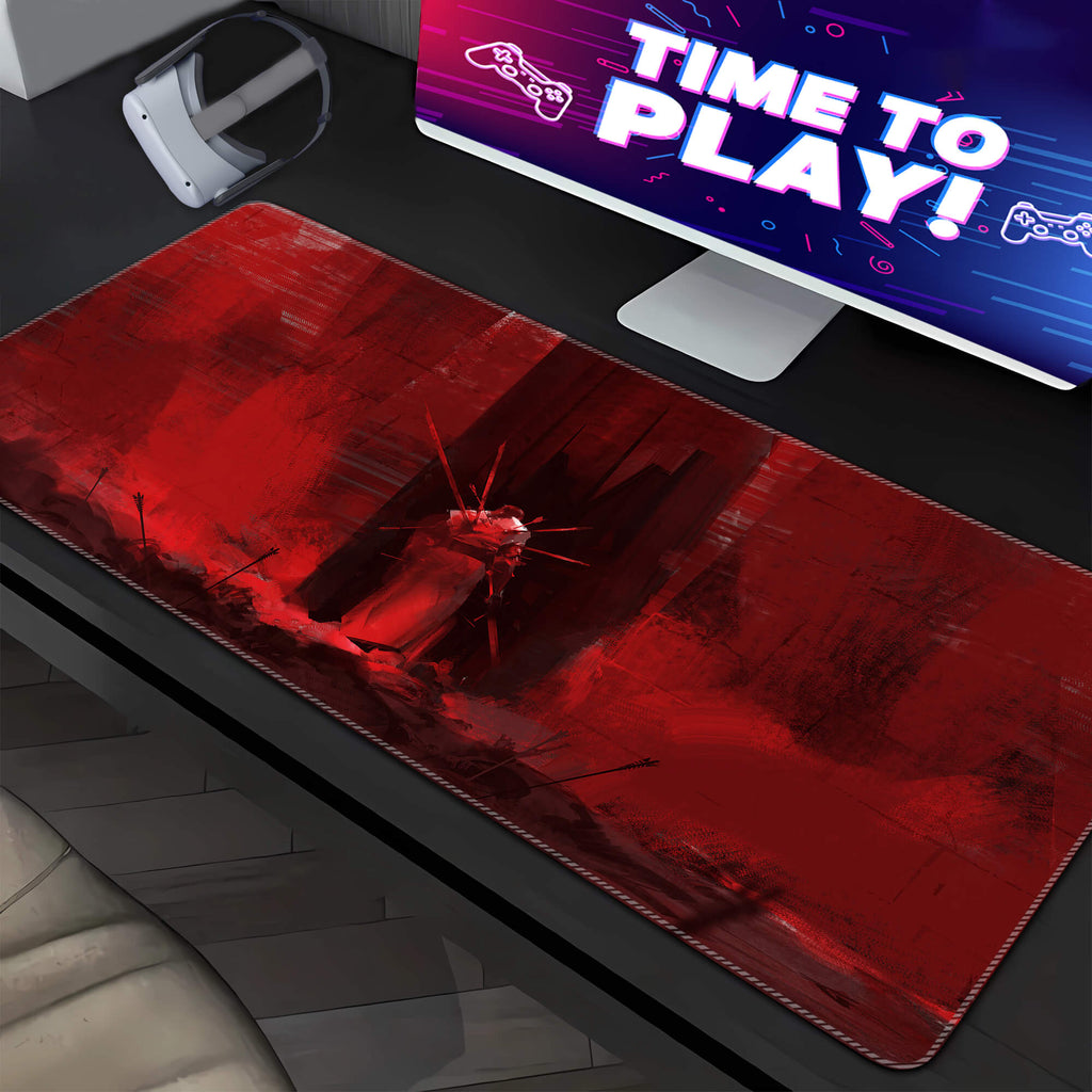 Red Samurai Gaming Mouse Pad XXL