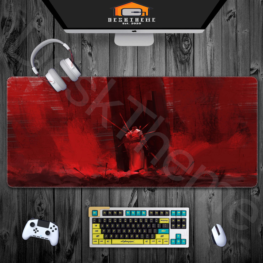 Red Samurai Gaming Mouse Pad XXL