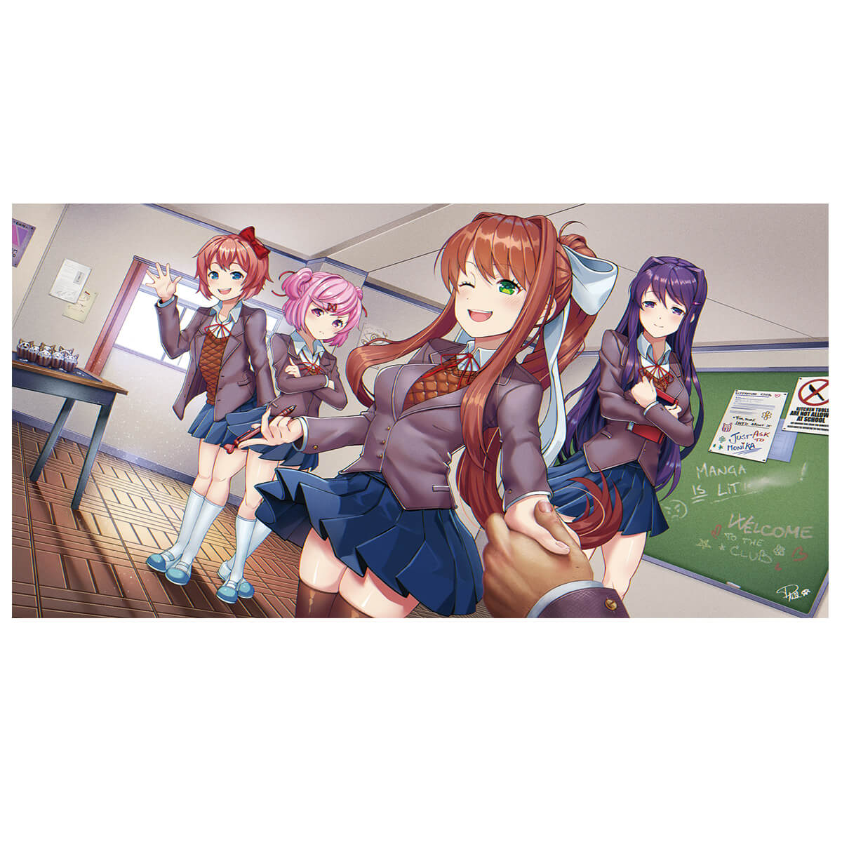 Doki Doki Literature Club Desk Pad(3 Designs)
