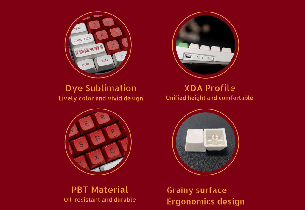 138 pcs Eva Unit-02 Keycap Set，XDA Profile