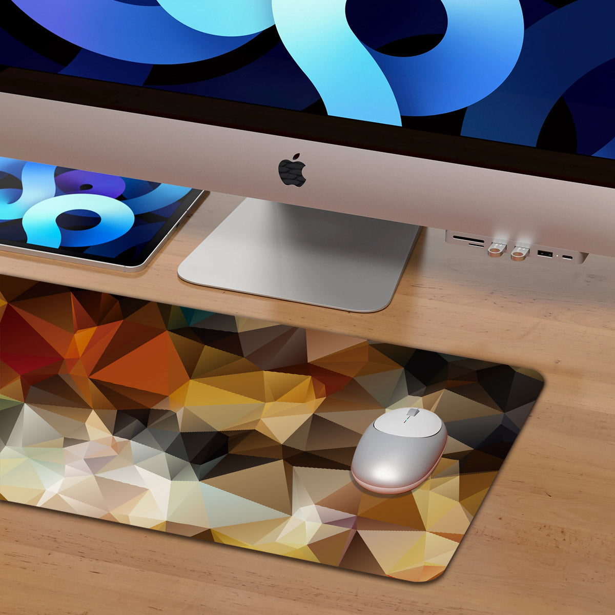 Fall Diamonds  Desk Pad