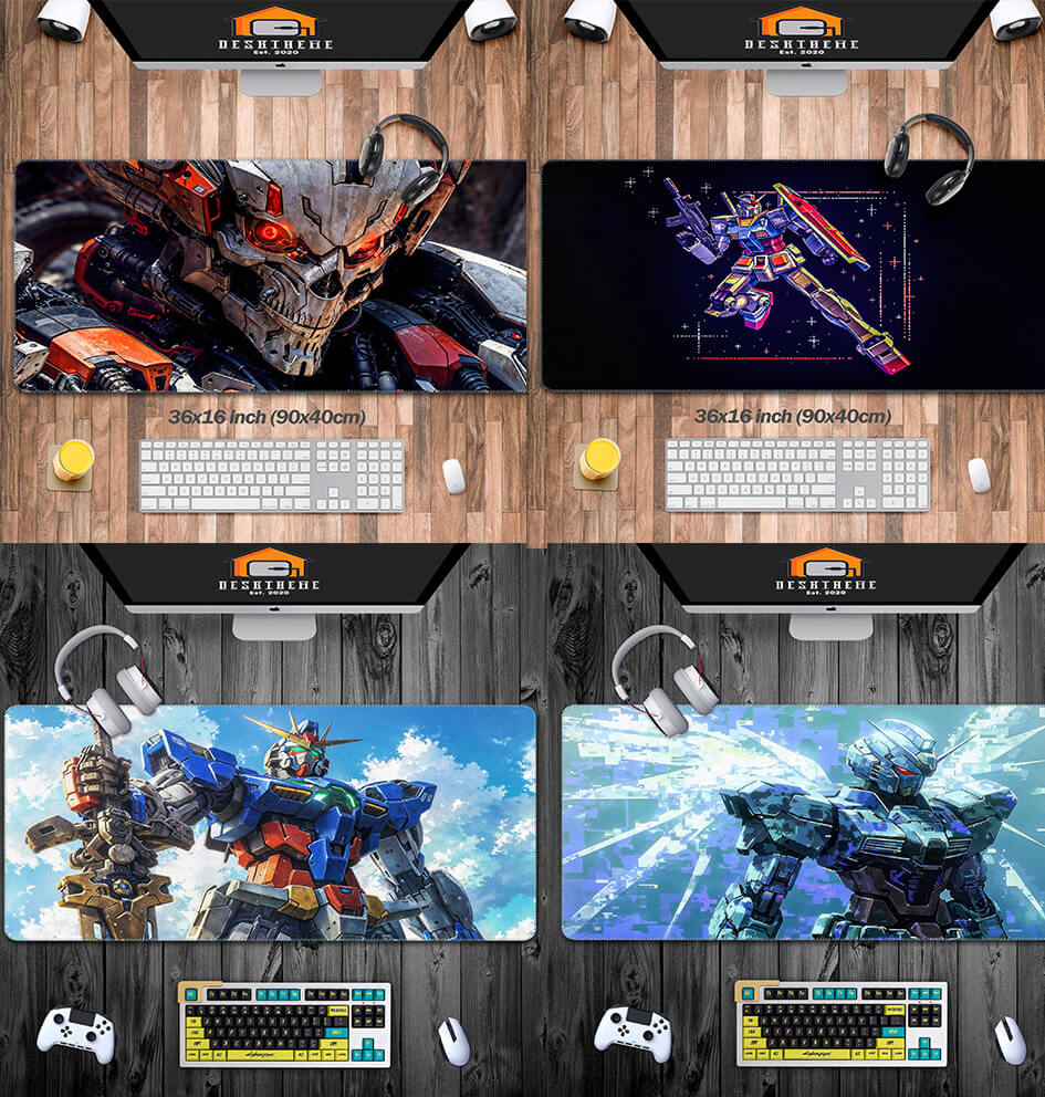 Gundam Mecha Mouse Pad(4 Designs)