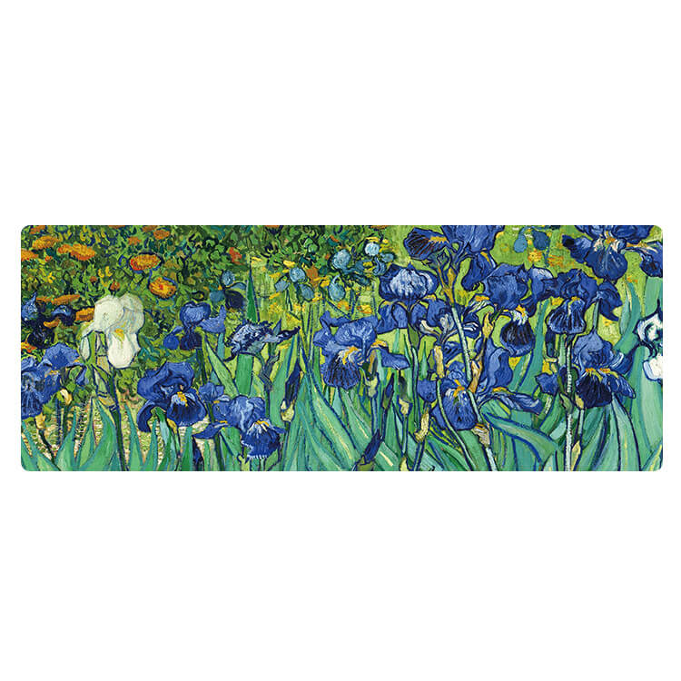 Irises Desk Mat