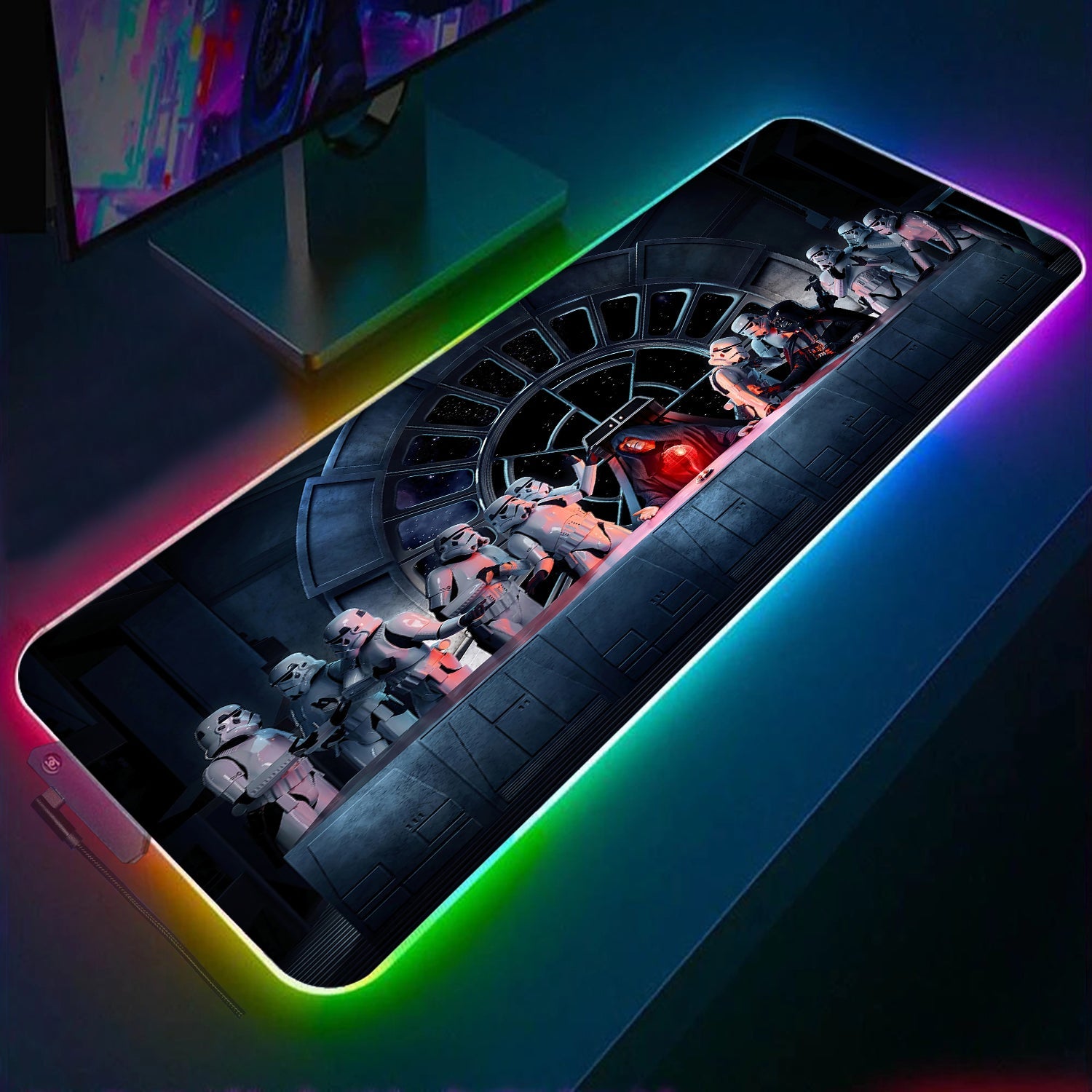 Stars Wars RGB Light Gaming Mouse Pad