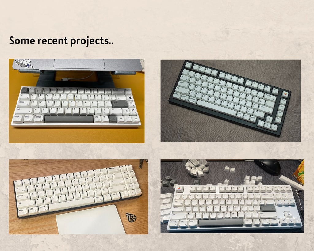 127 pcs Apple Keycaps Set, XDA Profile