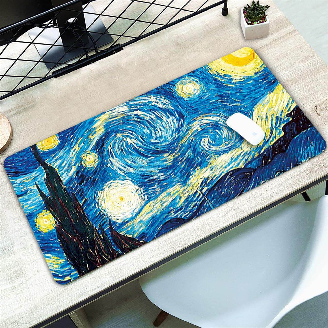 Starry Night Desk Mat