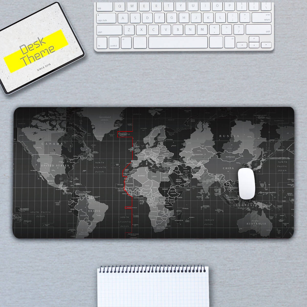 World Map Desk Pad