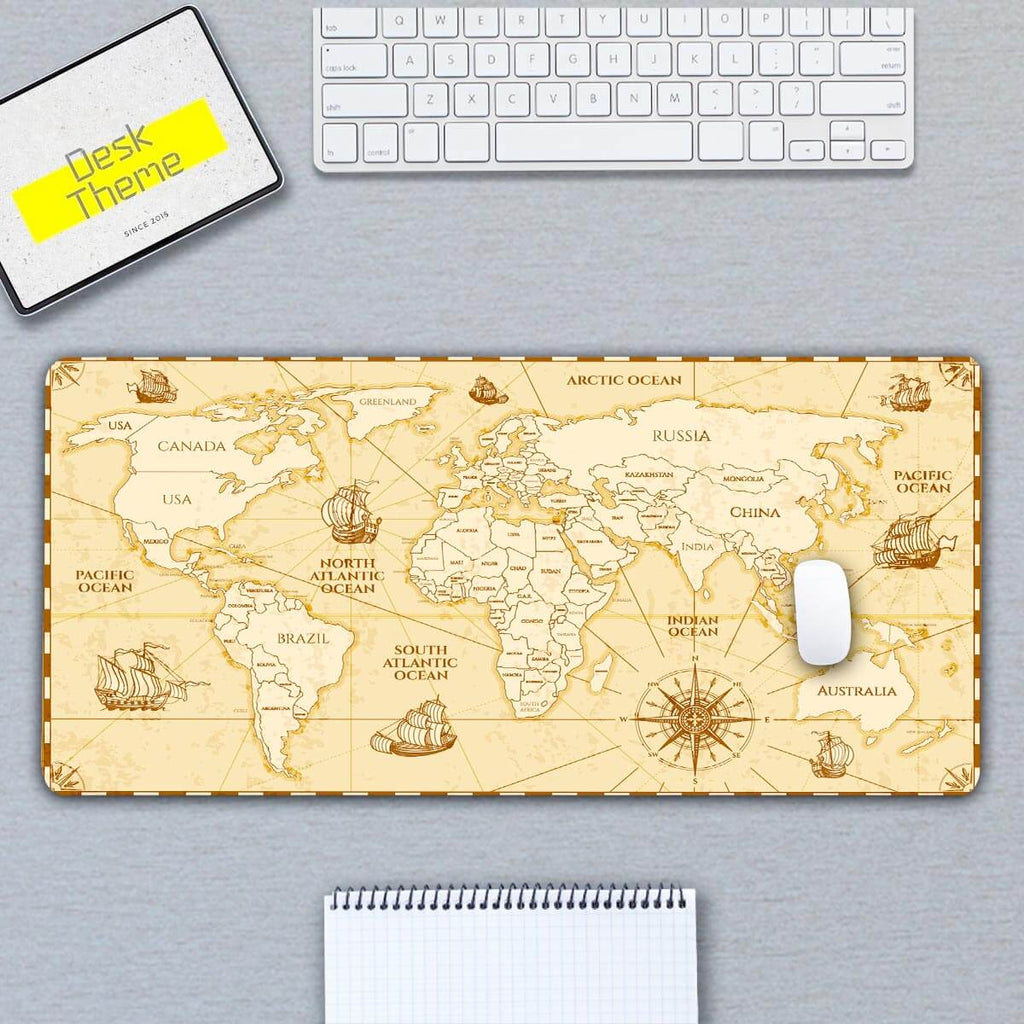 World Map Desk Pad