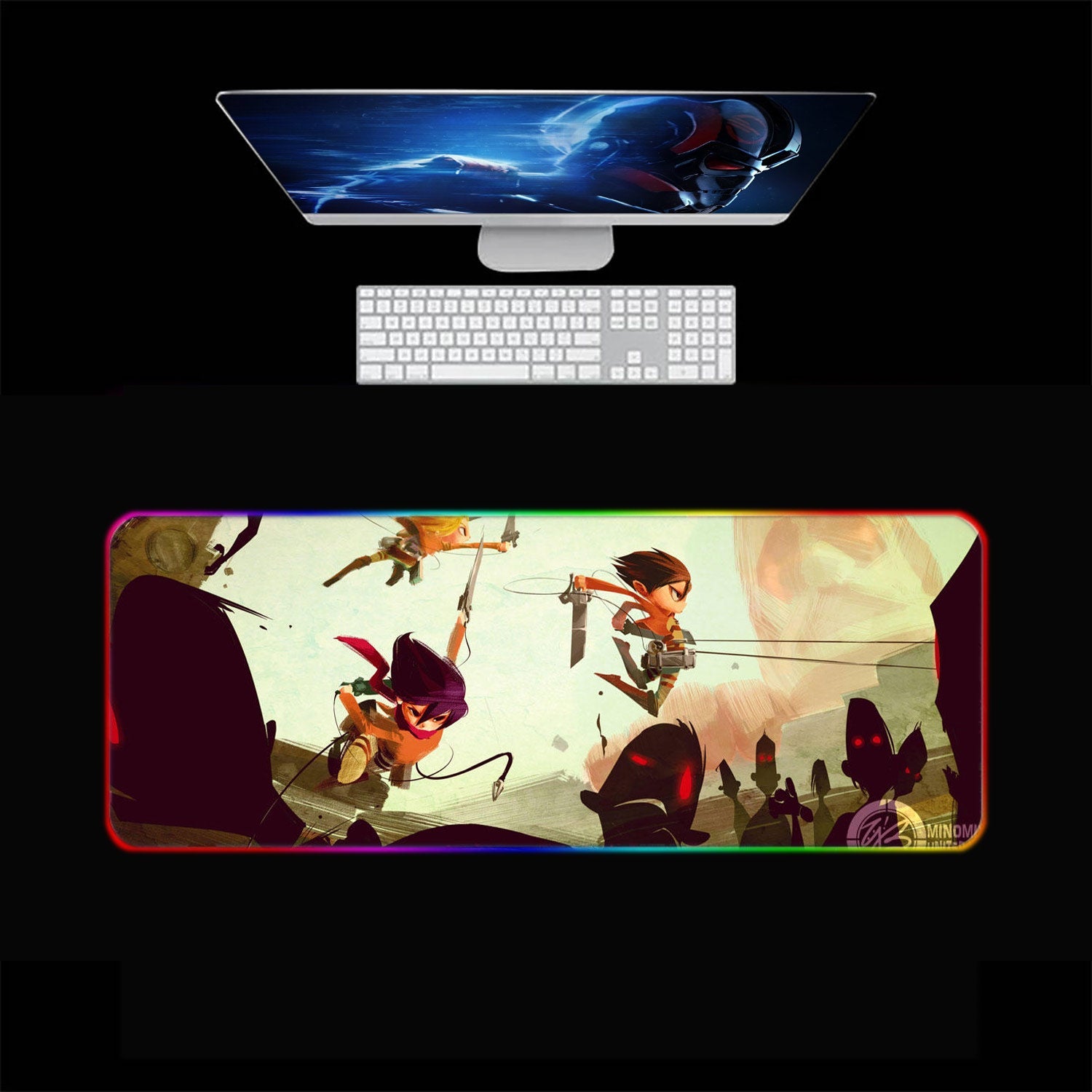 Attack On Titan RGB Gaming Mouse Pad (2 patterns)