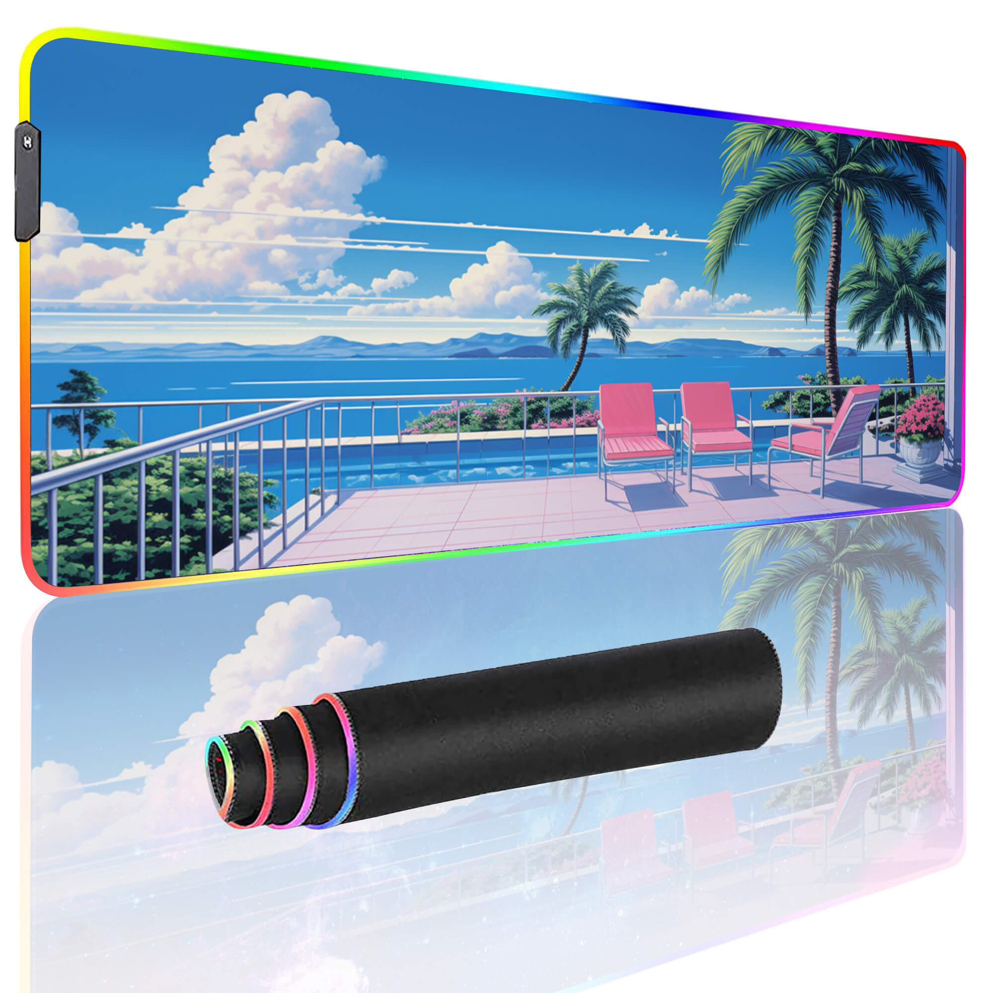 Hiroshi Nagai Style Mouse Pad XXL