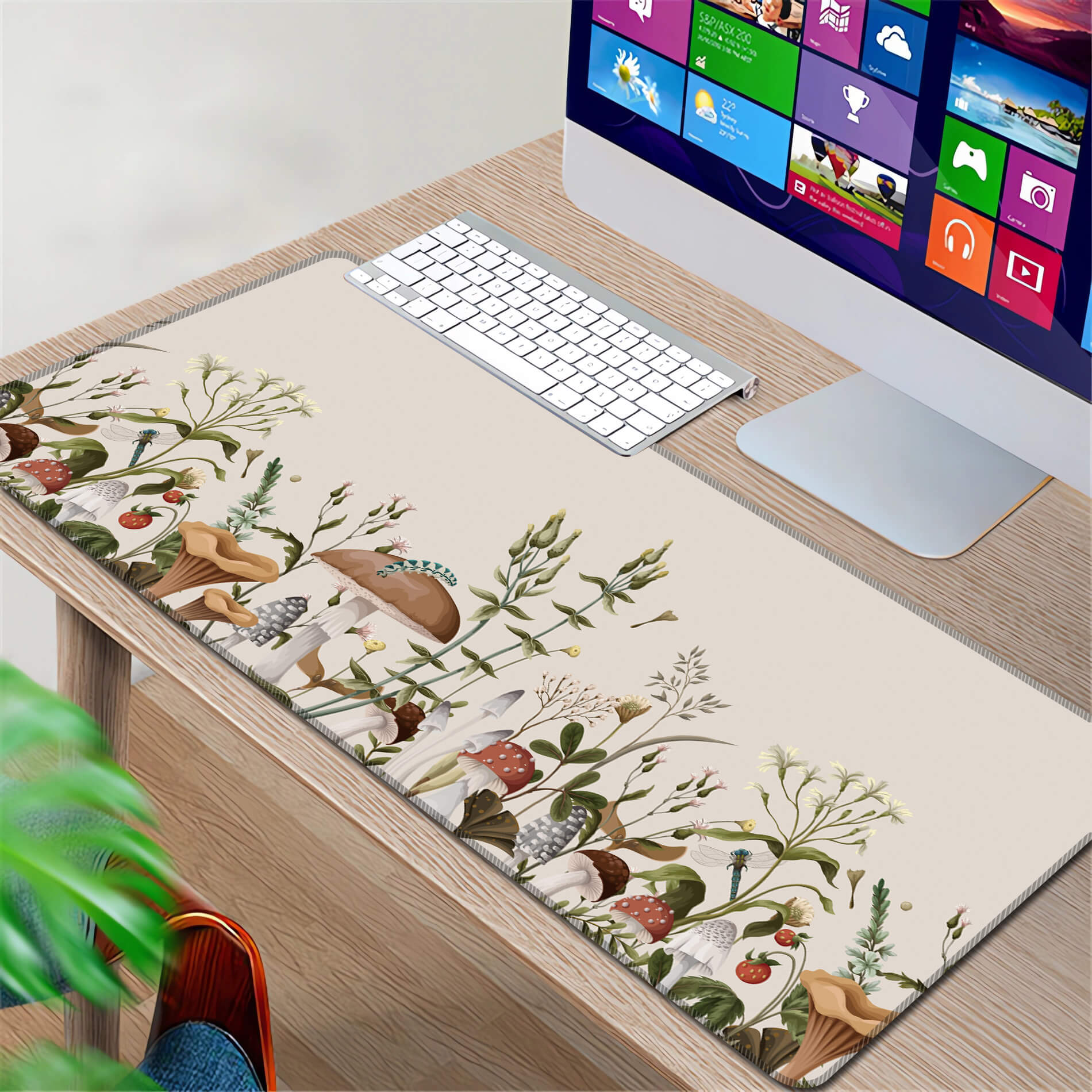 Cottagecore Mushroom Cute Mouse Pad XXL