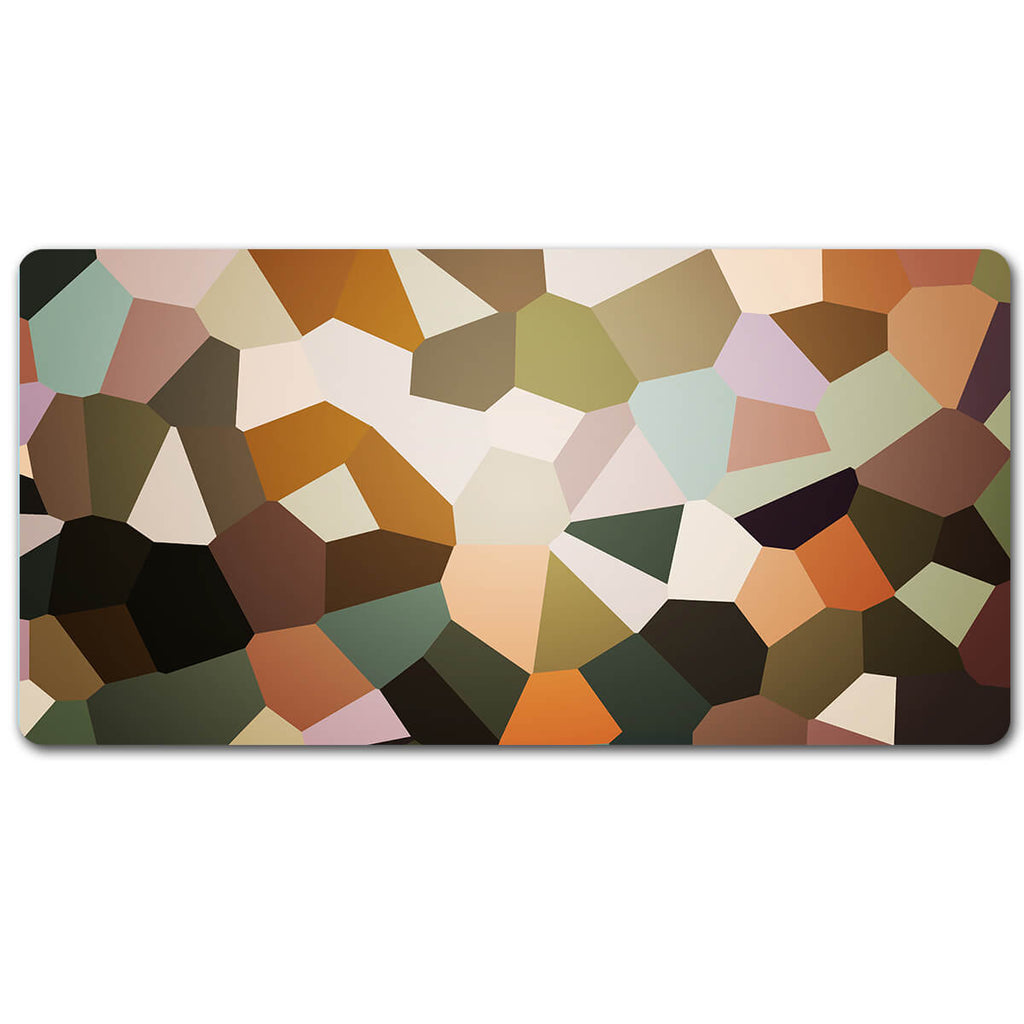 Colorful Polygonal Desk Pad