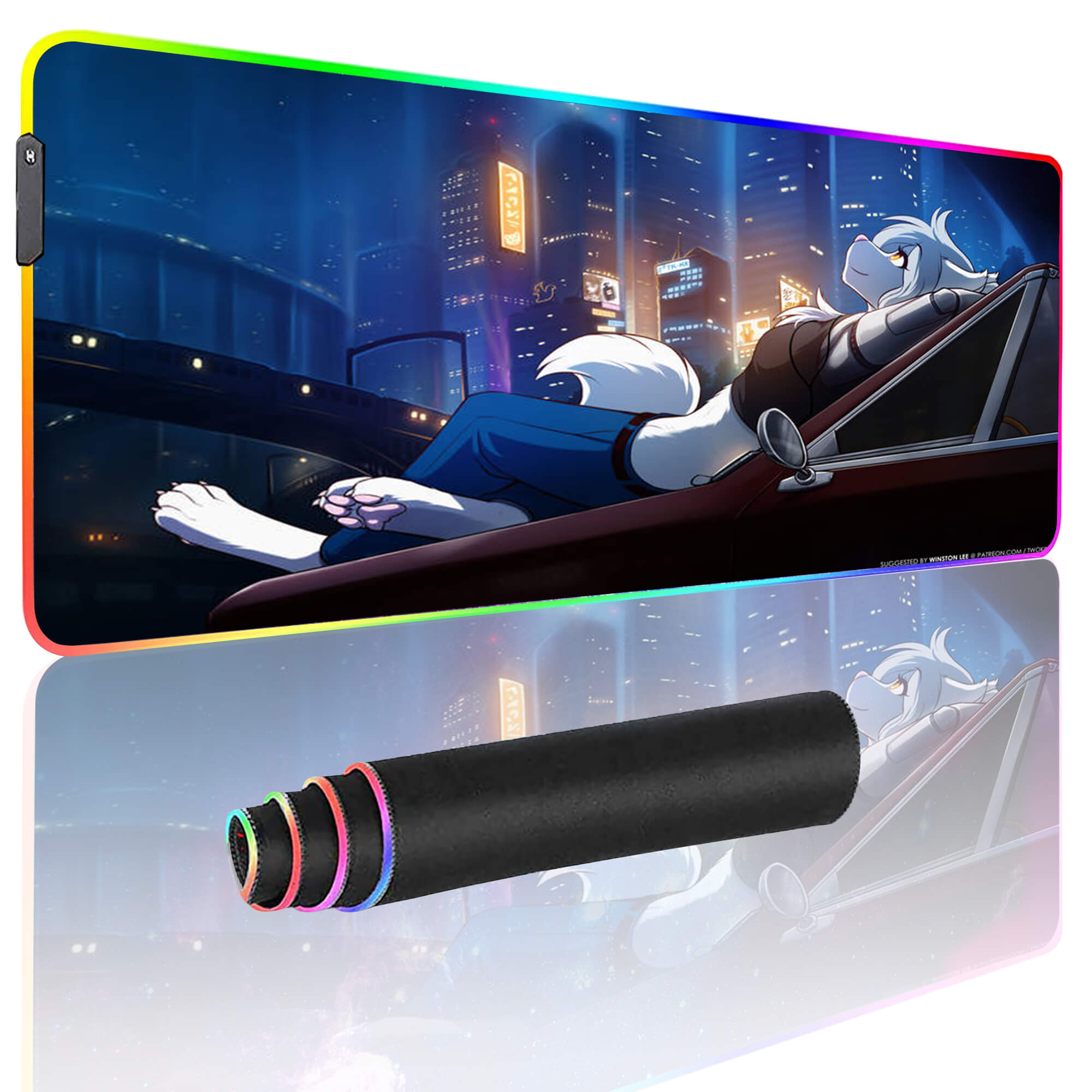 Cyberpunk Raine Desk Pad