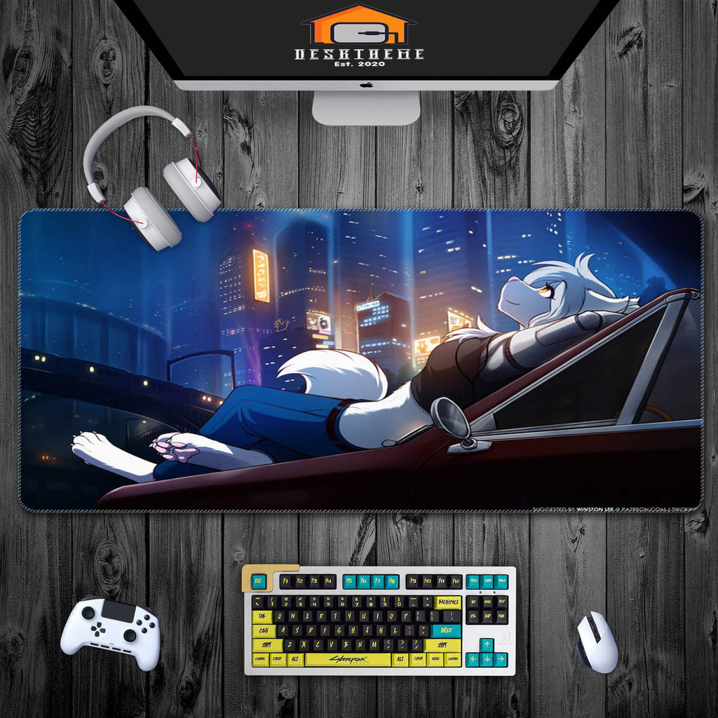 Cyberpunk Raine Desk Pad
