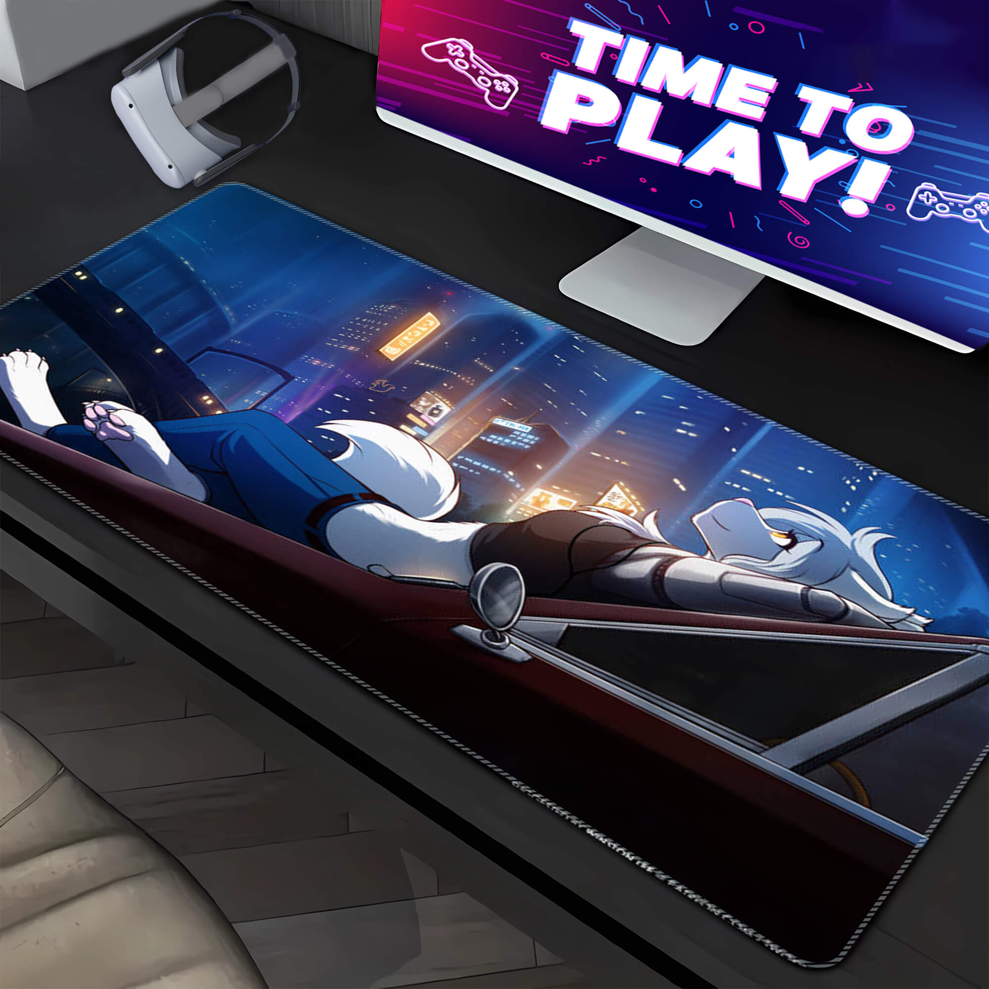 Cyberpunk Raine Desk Pad