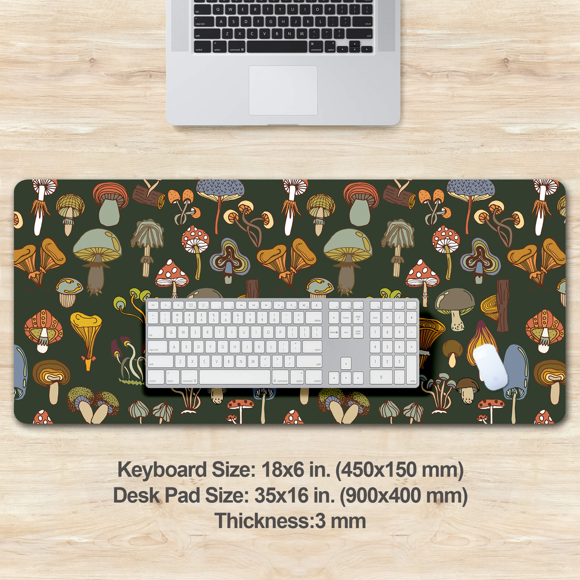 Dark Cottagecore Pad, Cute Mushroom