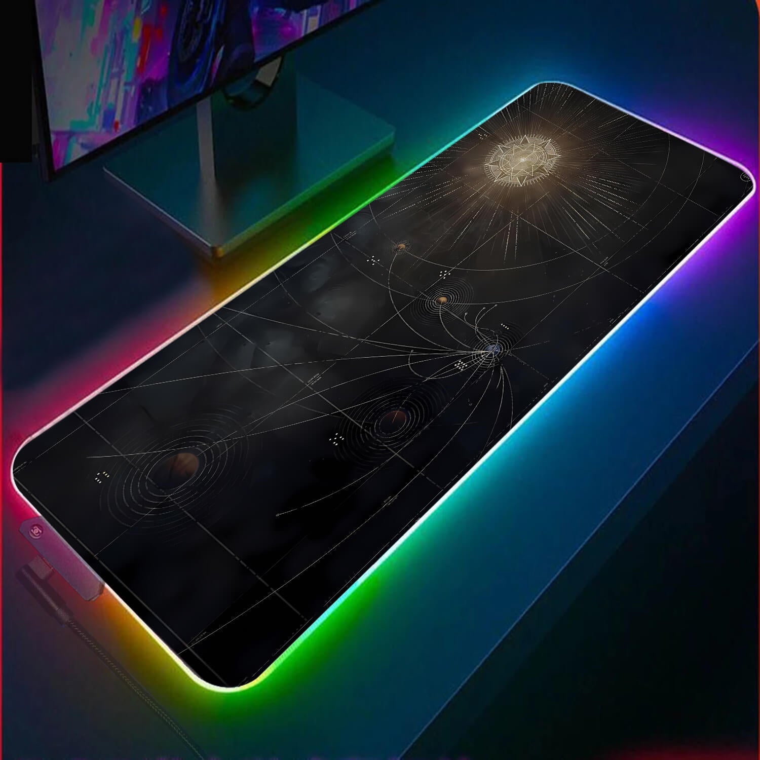 Destiny Solar System RGB Gaming Mouse Pad
