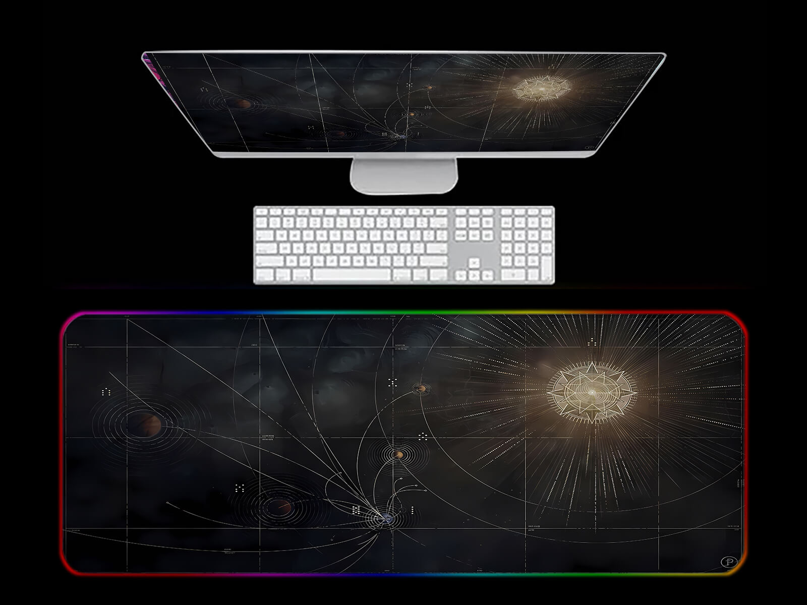Destiny Solar System RGB Gaming Mouse Pad