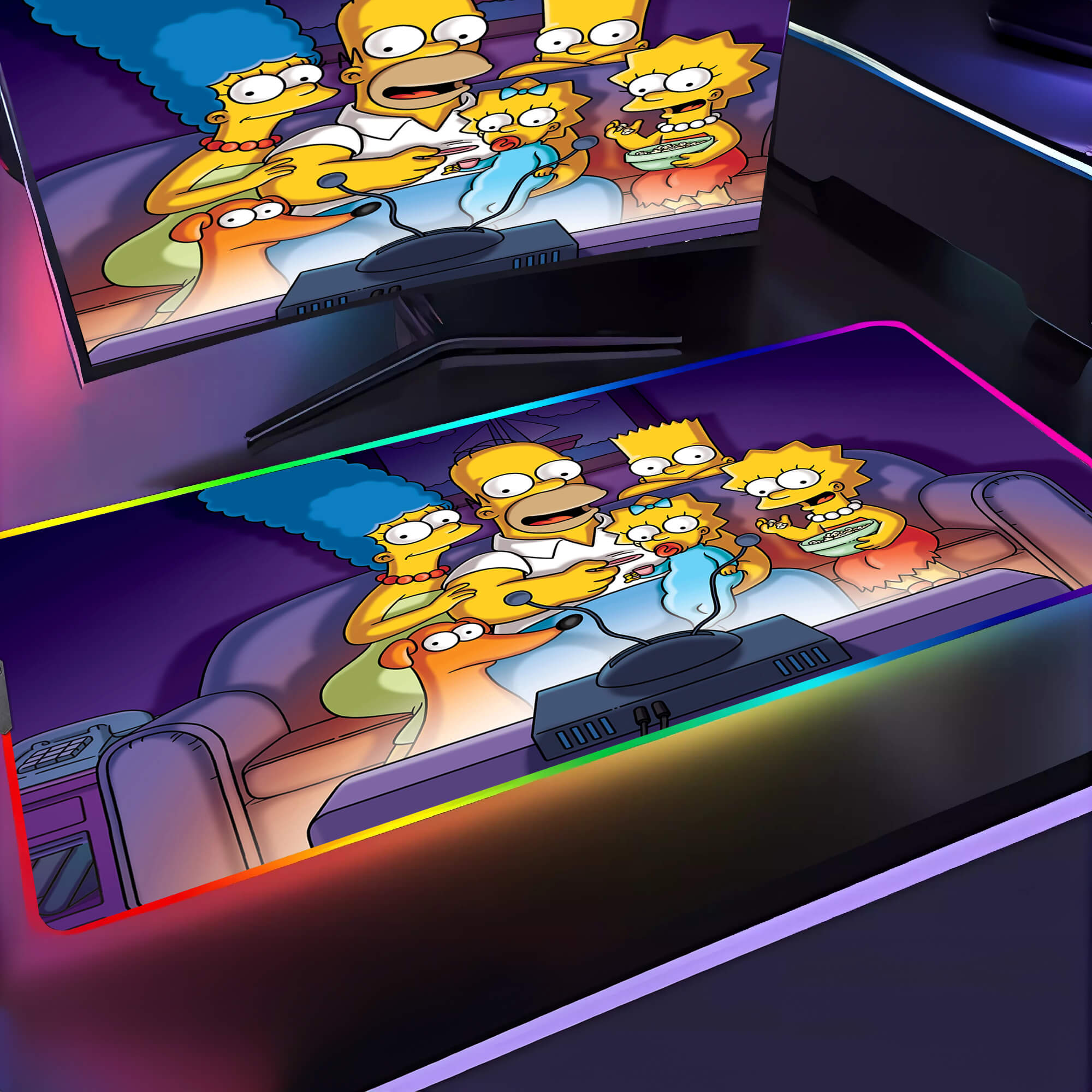 Simpsons Cute  Desk Pad Long