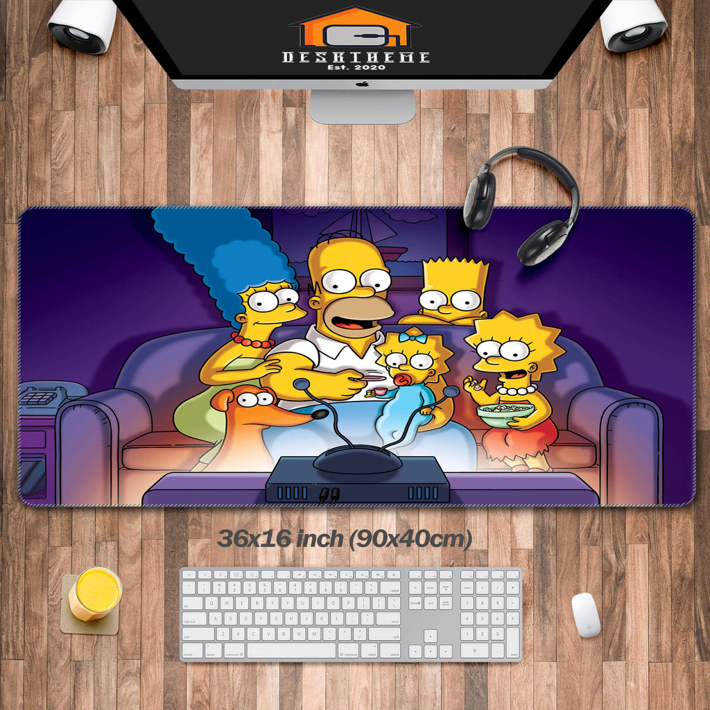 Simpsons Cute  Desk Pad Long
