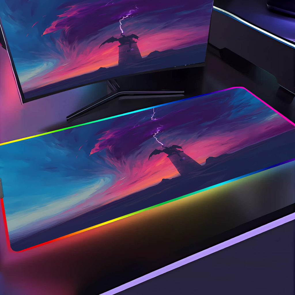 Storm Dragon Gaming Desk Pad
