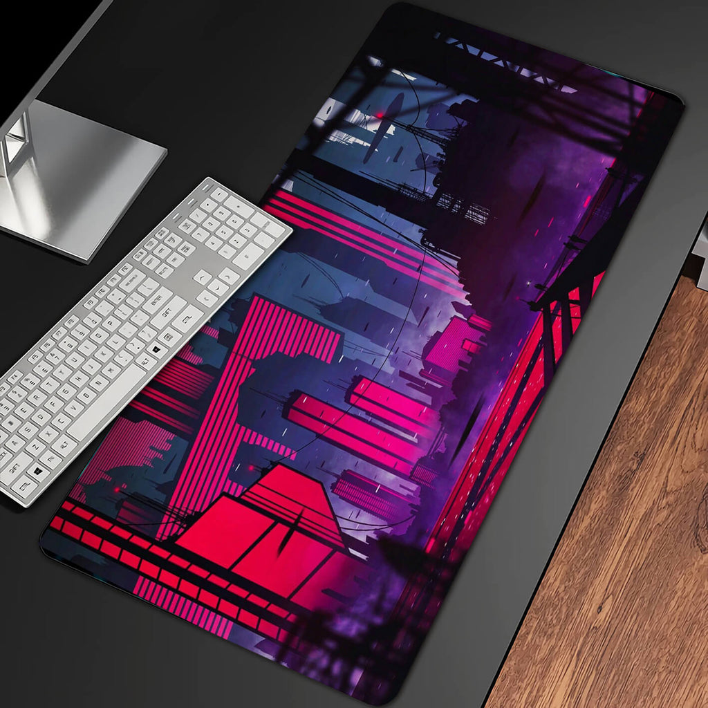 Cyberpunk Factory Desk Pad