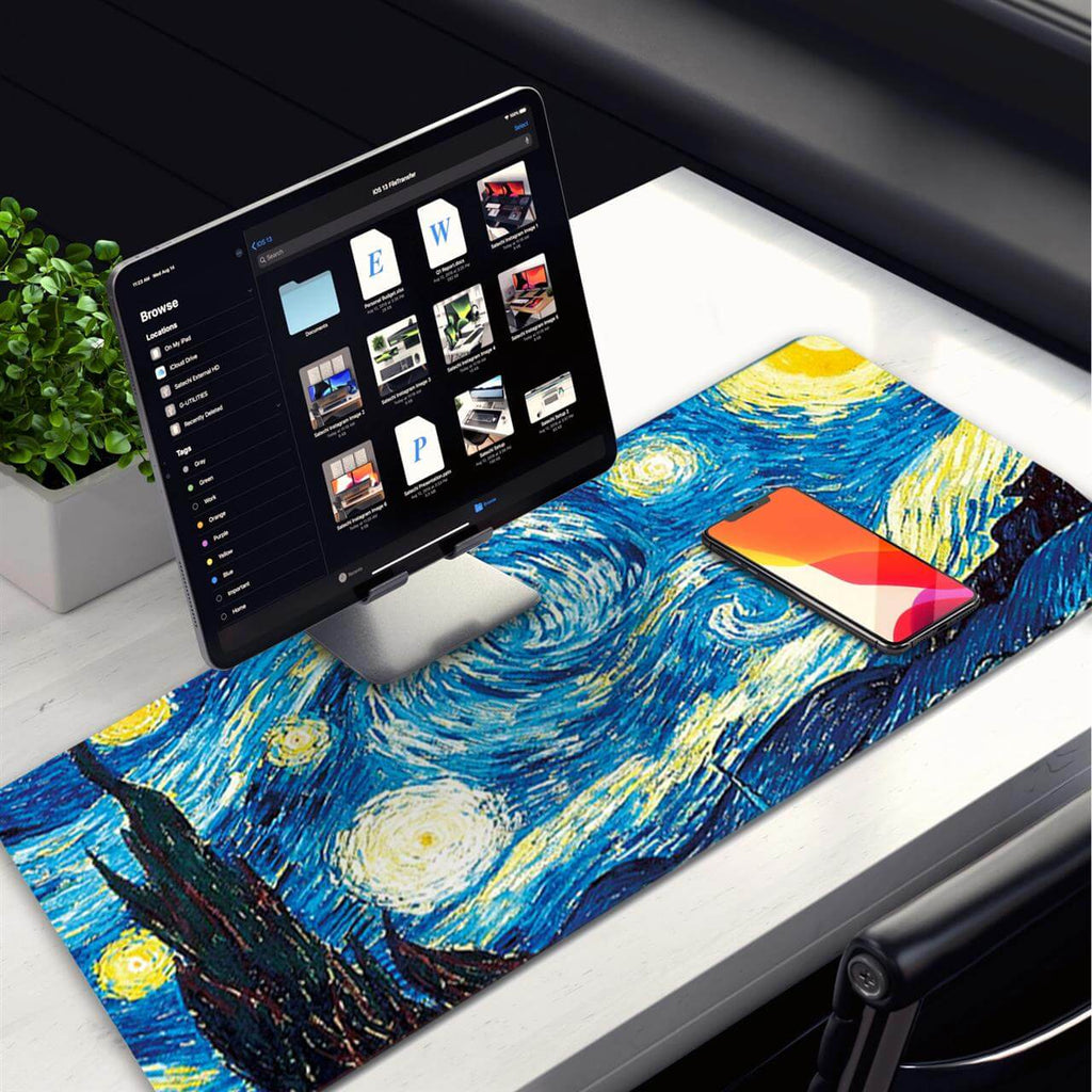 Starry Night Desk Mat