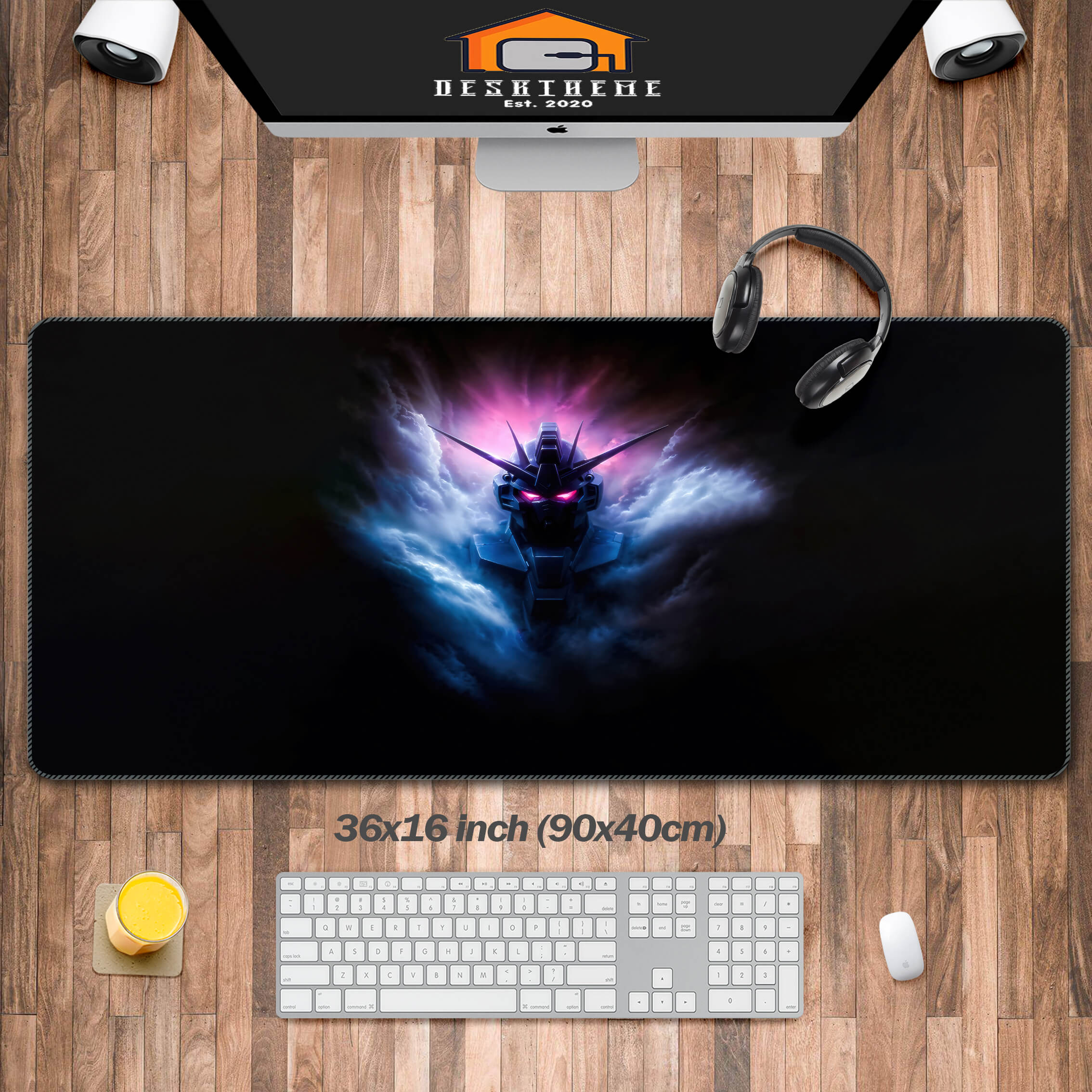 Gundam Smoke Anime Mouse Pad XXL