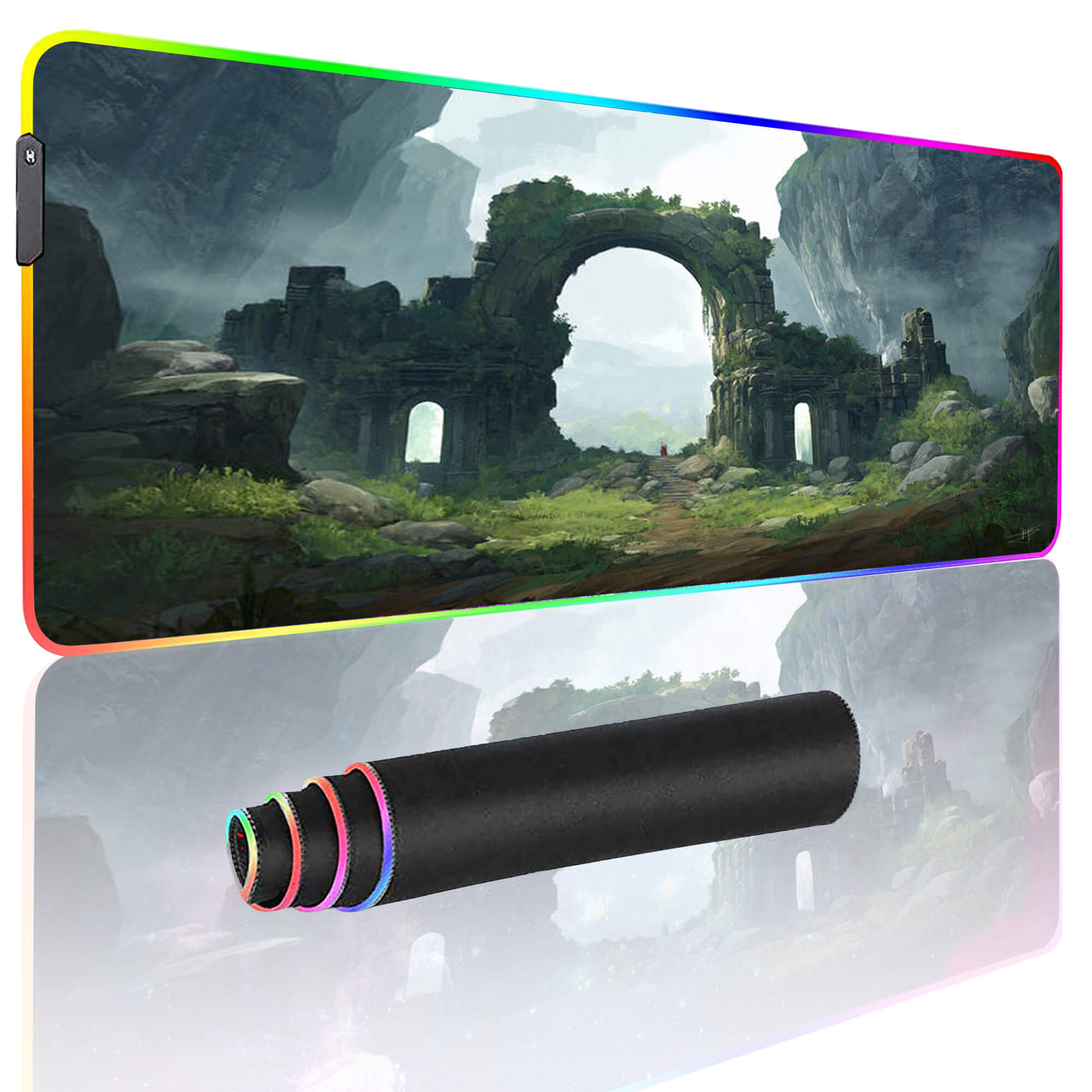 Haunting Remnants Gaming Desk Pad